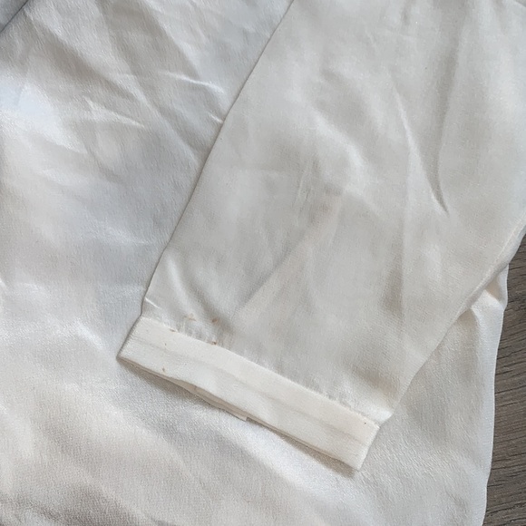 Club Monaco Khalila Wrap Silk Nude Wrap Top Small - Picture 5 of 6